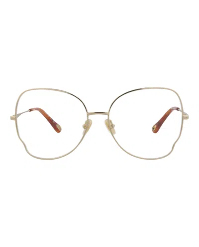 Chloé Cat Eye-frame Metal Optical Frames In White