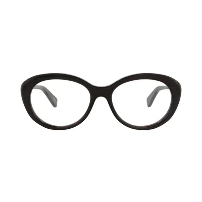 Pre-owned Chloé Cat Eye-frame Recycled Acetate Optical Frames 'havana/transparent' | Brown | Women's Size Ones