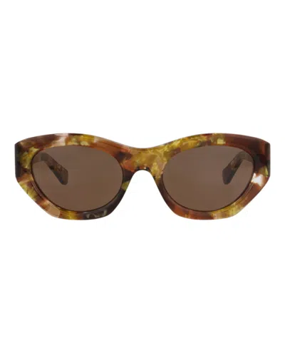 Chloé Cat Eye-frame Recycled Acetate Sunglasses In Brown