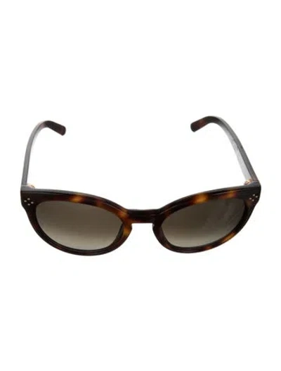 Pre-owned Chloé Cat-eye Gradient Sunglasses In Brown