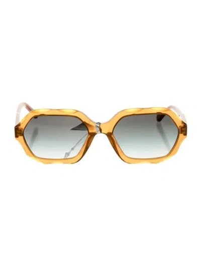 Pre-owned Chloé Cat-eye Gradient Sunglasses In Orange
