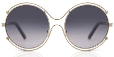 Chloé Ce 122s Isidora 744 Women's Sunglasses Gold Size 59