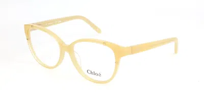 Chloé Ce 2612 772 Women's Glasses Yellow Size 53 - Free Lenses - Blue Light Block Available In Gray