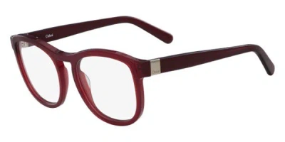 Chloé Ce 2712 603 Women's Glasses Burgundy Size 53 - Free Lenses - Blue Light Block Available
