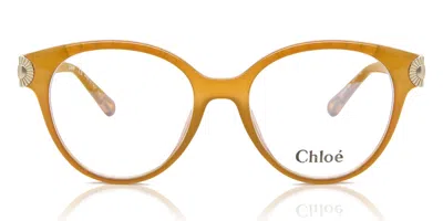 Chloé Ce 2733 829 Women's Glasses Yellow Size 52 - Free Lenses - Blue Light Block Available In Brown