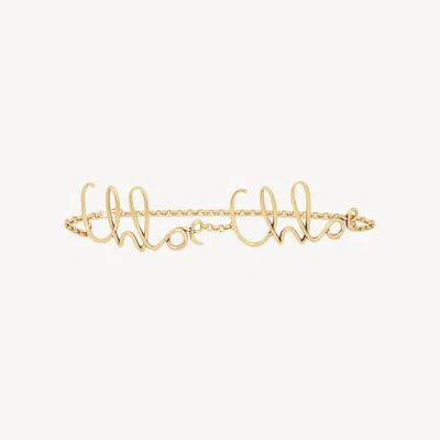 Chloé Ceinture  Iconic Femme Or Taille Onesize 100% Laiton In Gold