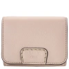 CHLOÉ CHLOE CEMENT PINK LADIES EDITH SMAL TRIFOLD WALLET