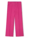 Chloé Girl's Bootcut Ceremony Pants In Pink & Purple