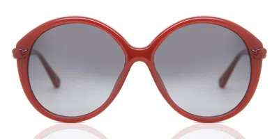 Chloé Ch0002sa Vestibilità Orientale 004 Occhiali Da Sole Arancioni Per Donna In Red