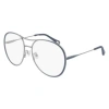 Chloé Ch0019o001 Blue Blue Transparent In Gray