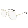Chloé Ch0020o001 Gold Gold Transparent In Gold