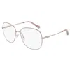 Chloé Ch0022o002 Gold Gold Transparent In Neutral