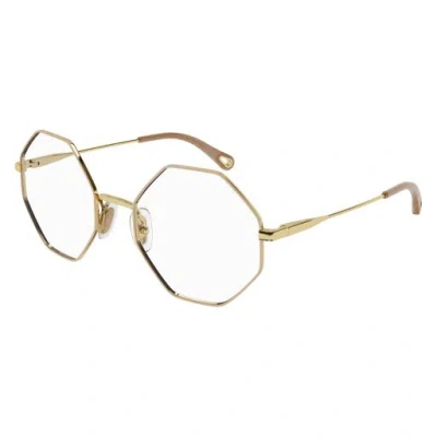 Chloé Ch0022o011 Nude Gold Transparent In 009 Nude Gold Transparent
