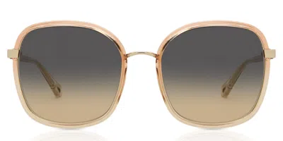 Chloé Ch0031s 009 Women's Sunglasses Pink Size 56