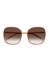 Chloé Ch0031s Round Frame Sunglasses In Brown