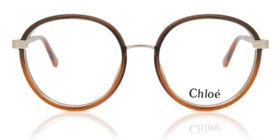Chloé Ch0033o 005 Occhiali Da Vista Marroni Per Donna (solo Montatura) In Brown