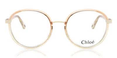 Chloé Ch0033o 003 Occhiali Da Vista Arancioni Per Donna (solo Montatura) In Transparent