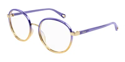 Chloé Ch0033o Women's Glasses, Purple, Size 51
