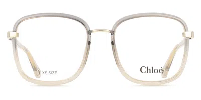 Chloé Ch0034o 007 Occhiali Da Vista Grigi Per Donna (solo Montatura) In Transparent
