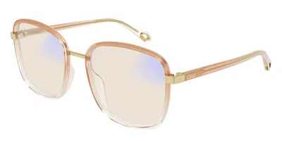 Chloé Ch0034s 001 Occhiali Da Sole Marroni Per Donna In Gray
