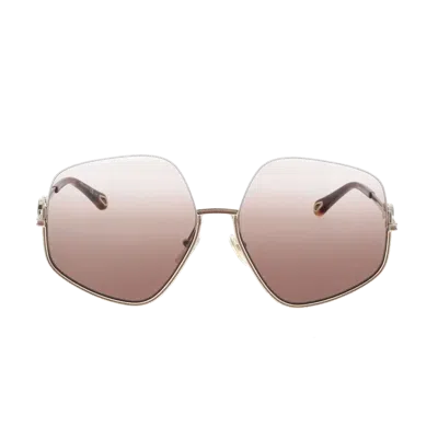 Chloé Ch0068 S Sunglasses In Brown