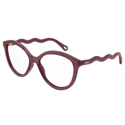 Chloé Ch0089o004 Burgundy Burgundy Tra In Brown