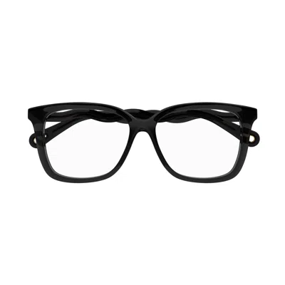 Chloé Ch0090o Bold Square Frame Eyeglasses In Red