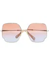 CHLOÉ CH0092S OVERSIZE-FRAME SUNGLASSES