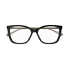 Chloé Ch0118o Bold Rectangular Frame Eyeglasses In Black