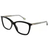 Chloé Ch0118o005 Black Grey Transparen In Black