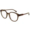 Chloé Ch0127o002 Brown Brown Transpare In Black