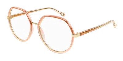 Chloé Ch0131o Women's Glasses, Orange, Size 51