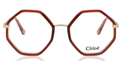 Chloé Ch0132o Women's Glasses, Red, Size 53