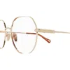 Chloé Ch0137o006 Gold Gold Transparent