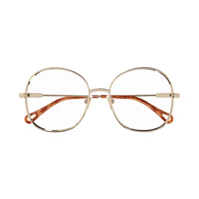 Chloé Ch0138o Gold-finished Metal Frame Eyeglasses