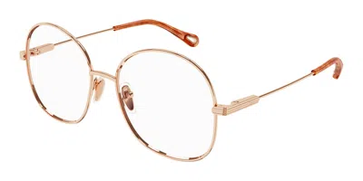 Chloé Ch0138o Women's Glasses, Rose-gold, Size 55