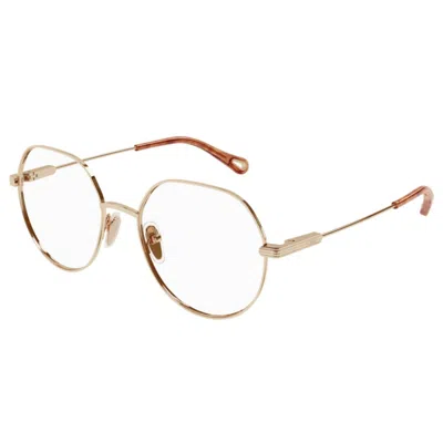 Chloé Ch0138o002 Gold Gold Transparent
