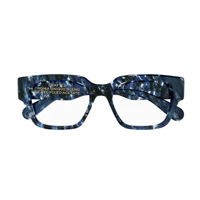 Chloé Ch0150o Linea Gayia 008 Glasses In Blu