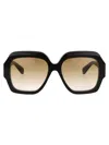 Chloé Womens Brown Ch0154s Square-frame Tortoiseshell Acetate Sunglasses In Brown