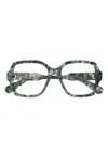 Chloé Ch0155o Geometric Glasses In Green