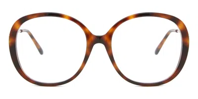 Chloé Ch0172o Women's Glasses, Tortoiseshell, Size 55 In Brown