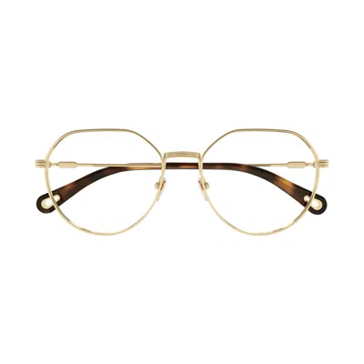 Chloé Ch0180o Delicate Gold-finish Eyeglasses
