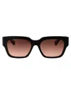 Chloé Havana-havana-copper Acetate Sunglasses In Black