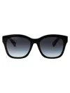 Chloé Chloe Sunglasses Ch0194 Sk 001 In 001 Black Black Grey