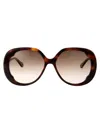 Chloé Eyewear In 002 Havana Havana Brown