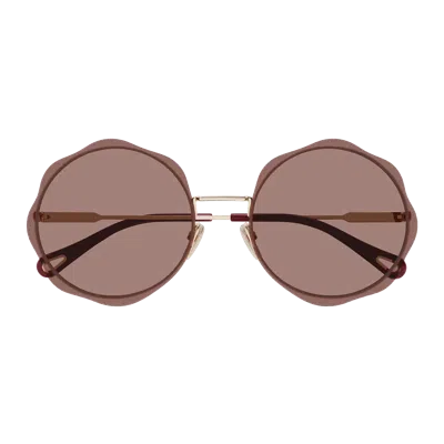 Chloé Ch0202 S Sunglasses In Pink