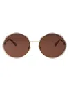 Chloé Ch0202s Sunglasses In Gold