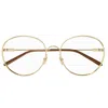 Chloé Geometric Frame Flat Mirror In Gold
