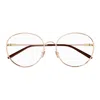 Chloé Ch0209o002 Gold Gold Transparent In Neutral