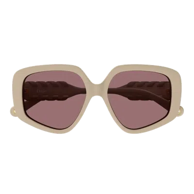 Chloé Ch0210 S Sunglasses In Neutral
